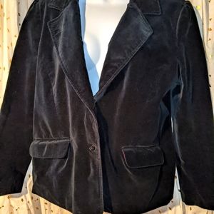 Black Velvet Blazer